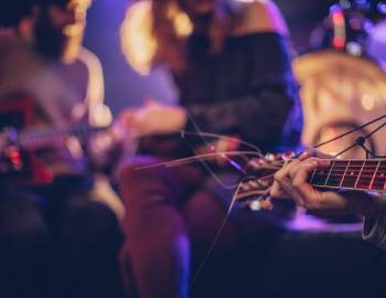 band on stage