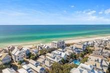 view of 30A beaches and vacation homes