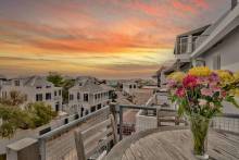 balcony overlooking distant gulf water