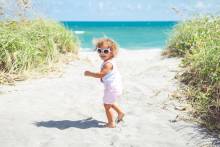 baby on beach in Florida 