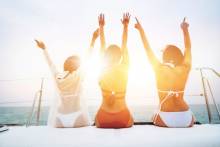 girls on a boat