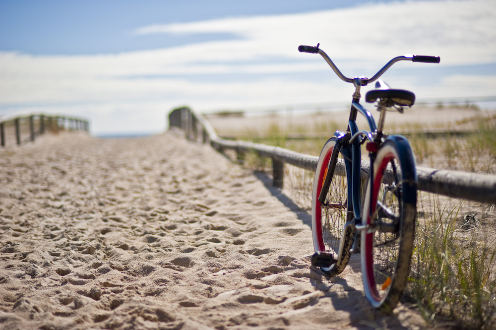 bicycle on the beach